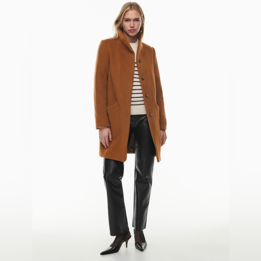 Wilfred Cocoon coat, S, cigar/caramel